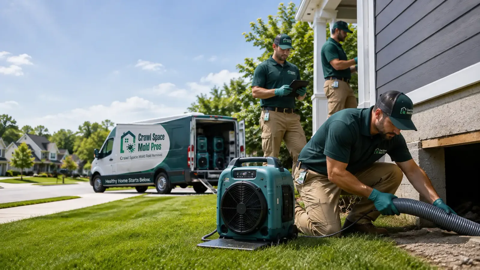 Crawl Space Mold Removal in Union City, IN
